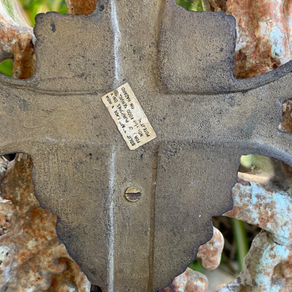 Antique Brass Crucifix Wall Decor - Picture 7 of 10